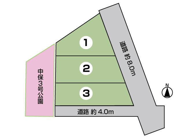 アイ・タウン中保パークサイド 全3区画 販売開始しました